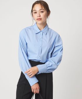 green label relaxing/フェイクパールボタン シャツ/シャツ / ブラウス