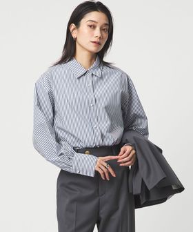 green label relaxing/フェイクパールボタン シャツ/シャツ / ブラウス