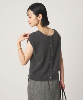 green label relaxing/フラッフフェザー 2WAY フレンチスリーブ ニット/ニット / セーター