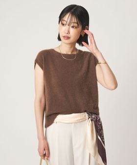 green label relaxing/フラッフフェザー 2WAY フレンチスリーブ ニット/ニット / セーター