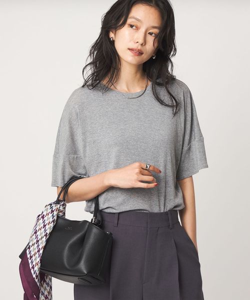 green label relaxing/シャイニーラメ ショートスリーブ カットソー/Tシャツ / カットソー