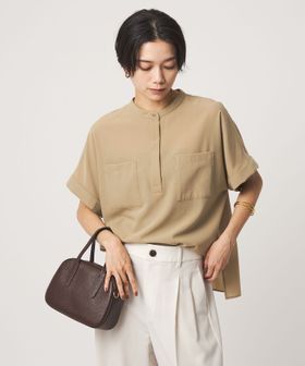 green label relaxing/ボイル ポケット ショートスリーブ シャツ マシンウォッシャブル 吸水速乾 通気性/シャツ / ブラウス
