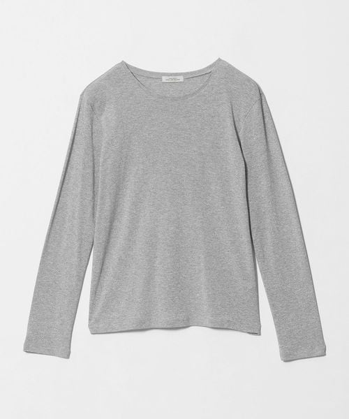green label relaxing/シャイニーラメ クルーネック ロングスリーブ カットソー/Tシャツ / カットソー