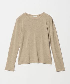 green label relaxing/シャイニーラメ クルーネック ロングスリーブ カットソー/Tシャツ / カットソー