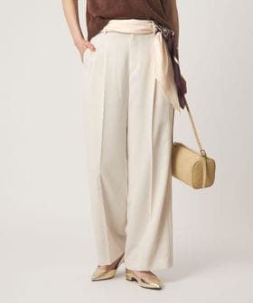 green label relaxing/［size SHORT/TALLあり］Daily Chic 2タック ワイド パンツ/スラックス