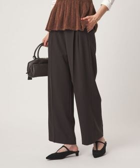 green label relaxing/［size SHORT/TALLあり］Daily Chic 2タック ワイド パンツ/スラックス