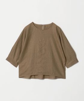 green label relaxing/トリアセ 7分袖 プルオーバー ブラウス マシンウォッシャブル UVカット 通気性/シャツ / ブラウス