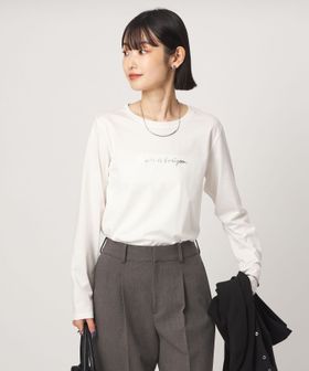 green label relaxing/ロゴ  ロングスリーブ カットソー/Tシャツ / カットソー