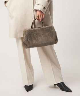 green label relaxing/2WAY ファーライク トートバッグ/ショルダーバッグ