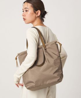green label relaxing/＜PARTE＞ダブルハンドル トートバッグ はっ水/ショルダーバッグ