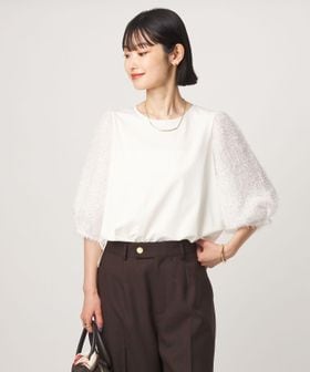 green label relaxing/フェザー ショートスリーブ プルオーバー カットソー/Tシャツ / カットソー