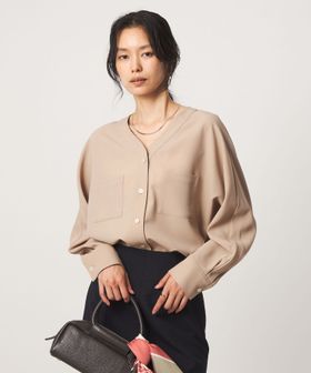 green label relaxing/ツイル ポケット シャツ マシンウォッシャブル ストレッチ/シャツ / ブラウス