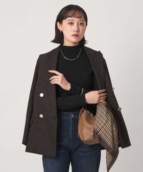 green label relaxing/ウール リブ ボトルネック ニット プルオーバー ウォッシャブル/ニット / セーター