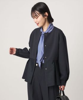 green label relaxing/［size SHORTあり］fleurie(フルリー) ドッキング ジャケット/ノーカラージャケット