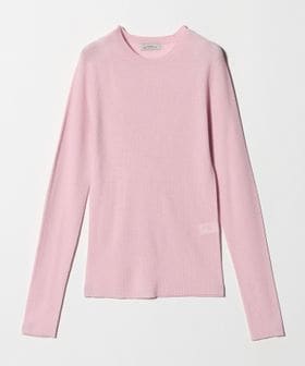 green label relaxing/ウール シアー リブ クルーネック ニット ウォッシャブル/ニット / セーター