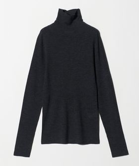 green label relaxing/ウール シアー リブ タートルネック ニット ウォッシャブル/ニット / セーター