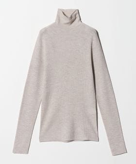 green label relaxing/ウール シアー リブ タートルネック ニット ウォッシャブル/ニット / セーター