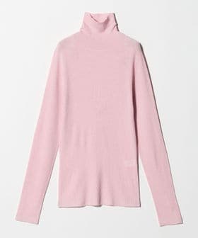 green label relaxing/ウール シアー リブ タートルネック ニット ウォッシャブル/ニット / セーター