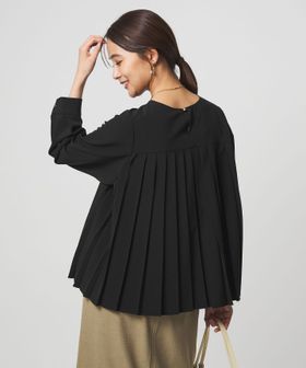 green label relaxing/［size SHORTあり］パウドレ プリーツ ブラウス ウォッシャブル ストレッチ/シャツ / ブラウス