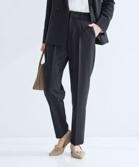 green label relaxing/［size SHORT/TALLあり］パウドレ テーパード パンツ ウォッシャブル ストレッチ/スラックス