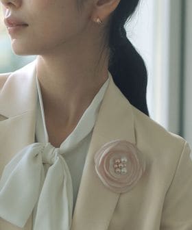 green label relaxing/フラットフラワー コサージュ/ブローチ / コサージュ