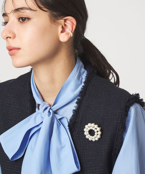 green label relaxing/【WEB限定】サークル ブローチ/ブローチ / コサージュ