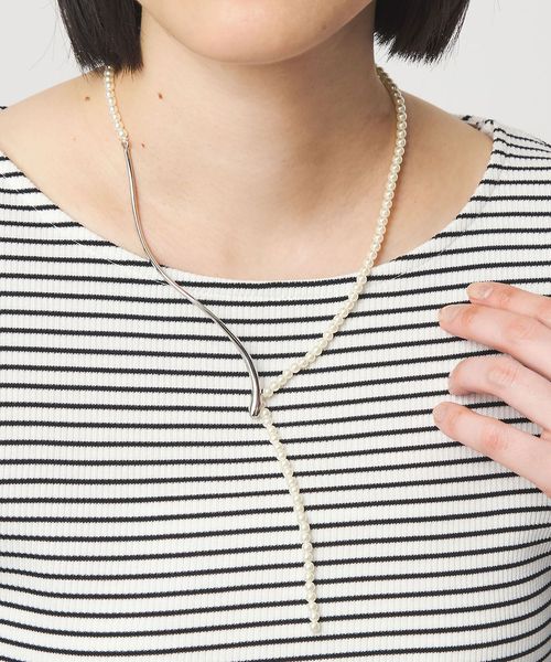 green label relaxing/ウェーブバー ネックレス 2/ネックレス