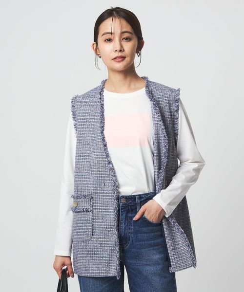 green label relaxing/ロゴ ロングスリーブ カットソー/Tシャツ / カットソー