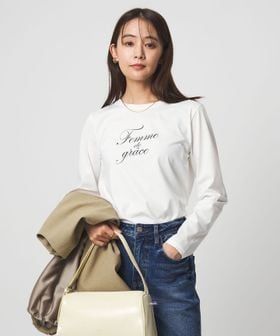 green label relaxing/ロゴ ロングスリーブ カットソー/Tシャツ / カットソー