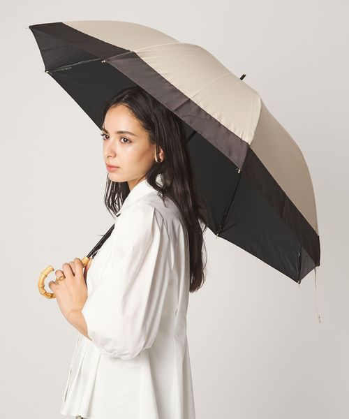 because/【WEB限定 / 別注】＜because＞グログランテープアンブレラ 長傘 晴雨兼用 レイン/傘 / レインウェア