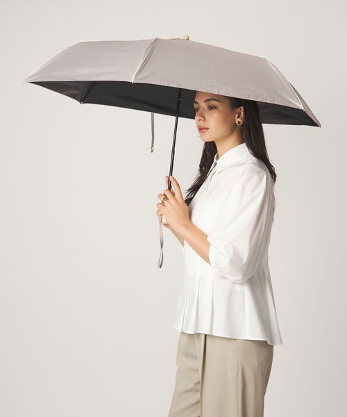 because/【別注】＜because＞パイピング 折りたたみ傘 晴雨兼用 レイン UVカット/傘 / レインウェア