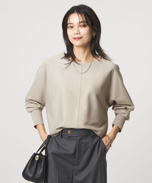 green label relaxing/ブライト フォルム ドルマン プルオーバー ニット/ニット / セーター