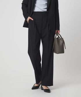 green label relaxing/［size SHORT/TALLあり］カチリラ ストレート パンツ ウォッシャブル ストレッチ/スラックス