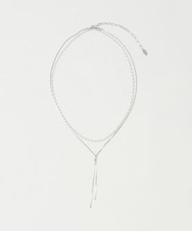 green label relaxing/3WAY スネークチェーン＆フェイクパール ネックレス/ネックレス