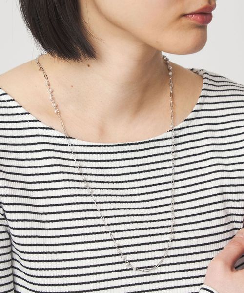 green label relaxing/2WAY チェーン フェイクパール コンビネックレス/ネックレス