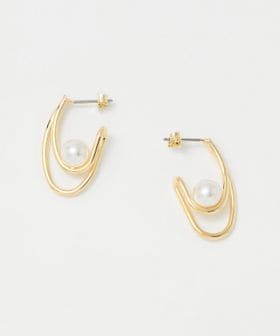 green label relaxing/ドロップフレーム ピアス/ピアス（両耳用）