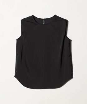 green label relaxing/サテン ドッキング ラウンドヘム タンクトップ カットソー/Tシャツ / カットソー