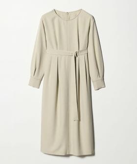 green label relaxing/ステッチ タック セミフレア ワンピース/ワンピース