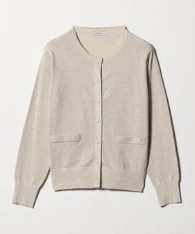 green label relaxing/ラメ クルーネック ニット カーディガン/カーディガン / ボレロ