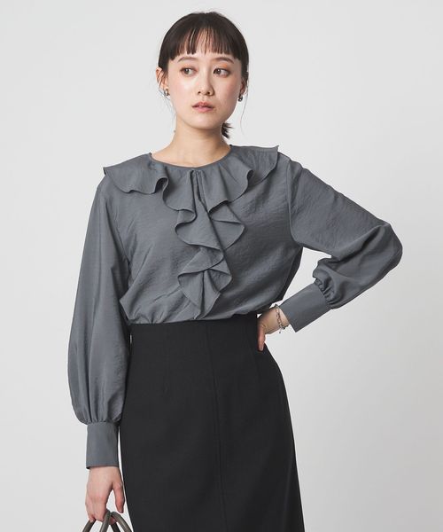 green label relaxing/ラッフル ブラウス/シャツ / ブラウス