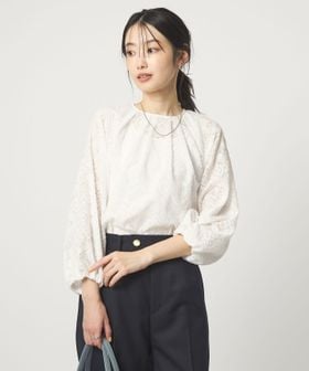 green label relaxing/カットジャガード ブラウス/シャツ / ブラウス