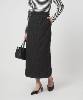 green label relaxing/カットジャガード タイト スカート/ミモレ / ロング