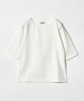 green label relaxing/ボートネック ポンチ プルオーバー カットソー 接触冷感 UVカット/Tシャツ / カットソー