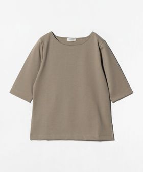 green label relaxing/ボートネック ポンチ プルオーバー カットソー 接触冷感 UVカット/Tシャツ / カットソー