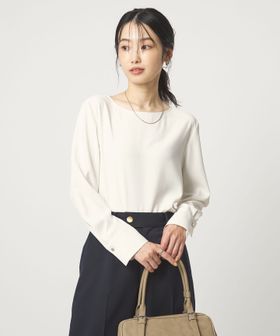 green label relaxing/クルーネック ブラウス 2 マシンウォッシャブル UVカット/シャツ / ブラウス