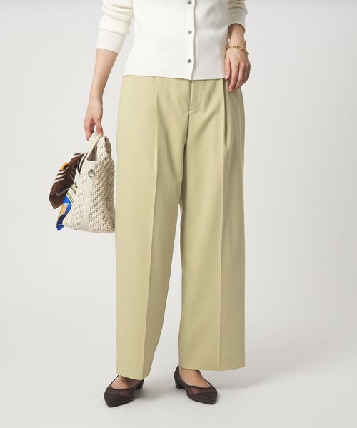 green label relaxing/［size SHORT/TALLあり］Daily Chic カバー ワイド パンツ/スラックス