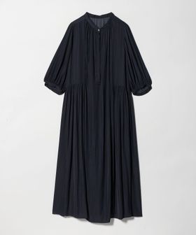 green label relaxing/サテン ギャザー ショートスリーブ ワンピース 2/ワンピース