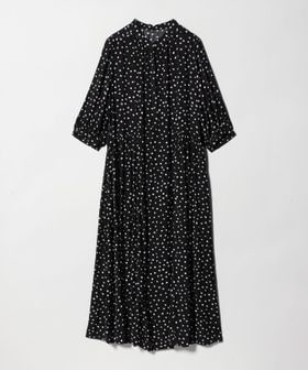 green label relaxing/サテン ギャザー ショートスリーブ ワンピース 2/ワンピース