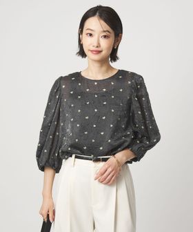 green label relaxing/ワッシャープリント ブラウス/シャツ / ブラウス