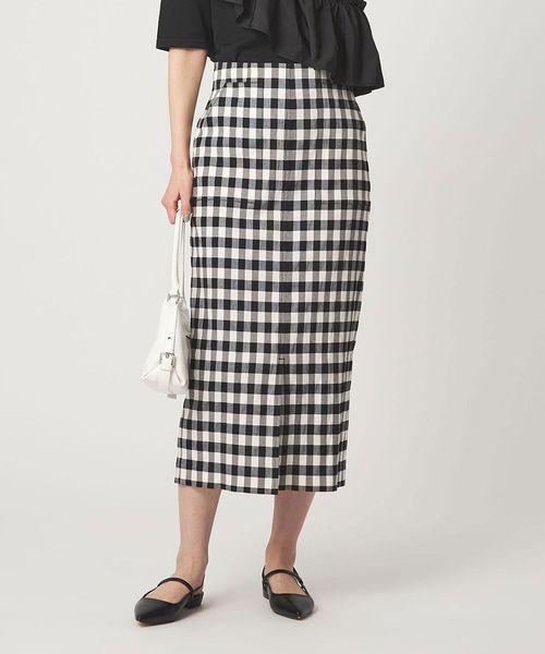 green label relaxing/［size SHORTあり］Daily Chic カラミ タイト スカート マシンウォッシャブル/ミモレ / ロング